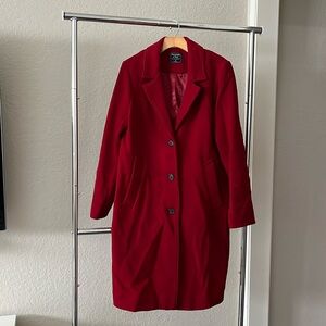 Abercrombie & Fitch coat, red, size medium